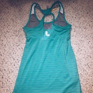 Lolë green/blue tank top!!